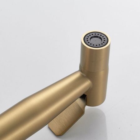 Гигиенический душ со смесителем Shevanik S107G, золотой сатин