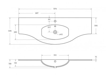 Мебель для ванной CEZARES VAGUE 138, артикул 54906