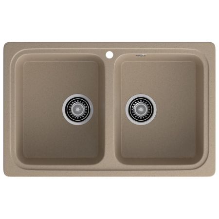 Кухонная мойка GranFest STANDART 780K, песок, артикул S-780K песочный