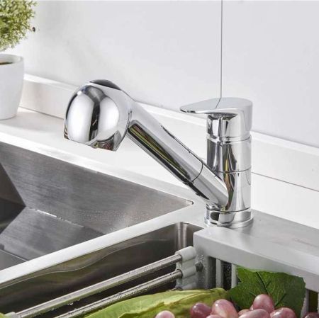 Смеситель для кухни FASHUN A6003, хром