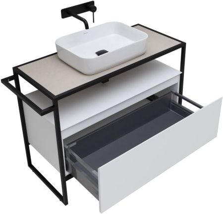 Тумба под раковину Allen Brau Priority 100 1.31003.WM белый матовый, артикул 1.31003.WM