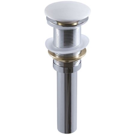 Донный клапан Bronze de Luxe 1001W click-clack Белый