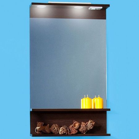 Зеркало Бриклаер Чили/Куба 55 с подсветкой Венге