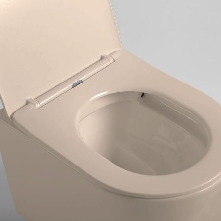 Унитаз подвесной Piatti VT1-11SMC, цвет капучино матовый, ультратонкое soft-close сиденье, артикул VT1-11SMC