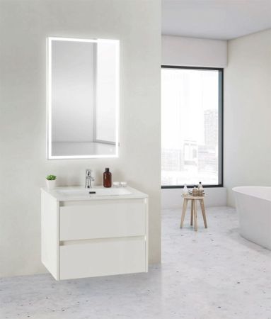 Тумба под раковину BelBagno KRAFT 39-600/390-2C-SO-BO подвесная Bianco Opaco KRAFT 39-600/390-2C-SO-BO BelBagno, артикул KRAFT 39-600/390-2C-SO-BO