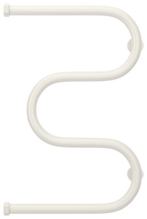 Полотенцесушитель водяной "М-обр.+" 600х400 Н. Г. 1" (Белый), артикул 12-4007-6040