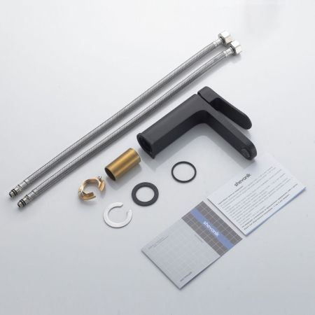 Смеситель для раковины Shevanik S4501H, черный, артикул S4501H