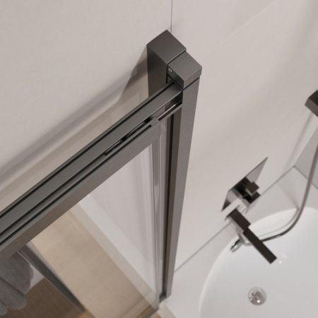 SLIDER-VF-11-90/150-C-GM Душевая шторка на ванну, артикул SLIDER-VF-11-90/150-C-GM