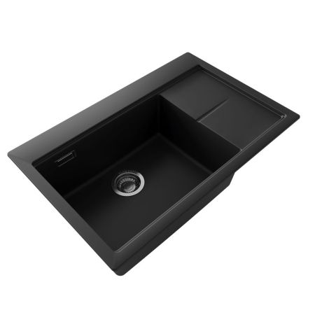 Кухонная мойка с разделочной доской Florentina РОССАНА 20.500.C0780.302, антрацит, артикул 20.500.C0780.302