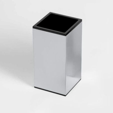 Colombo Look/MiniQ Настольный стакан, цвет: хром/стекло, артикул B1643.CR