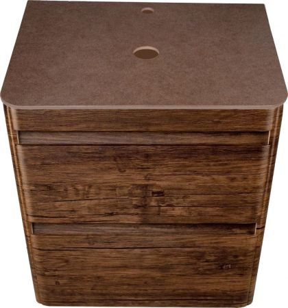 Тумба подвесная "Атлантика 60", Люкс старое дерево, PLUS