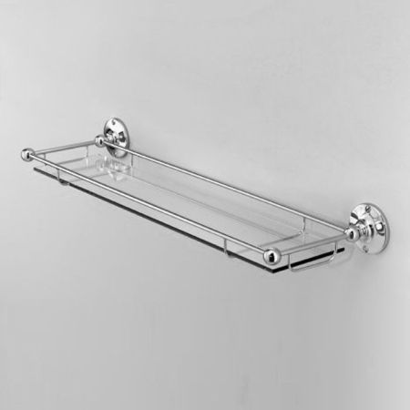 Devon&Devon Cavendish Полочка стеклянная, цвет хром, артикул WM10CR