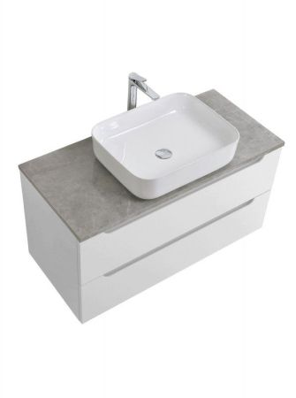 ETNA База под раковину подвесная с двумя выкатными ящиками, с доводчиками, Еловый Матовый, 1000x455x500, ETNA-1000-2C-SO-VO, артикул ETNA-1000-2C-SO-VO