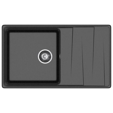 Кухонная мойка GranFest LEVEL 860L, черный, артикул LV-860L черный