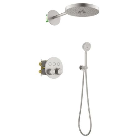 Душевая система встроенная с термостатом Timo Saona никель (SX-2308/13SM), артикул SX-2308/13SM