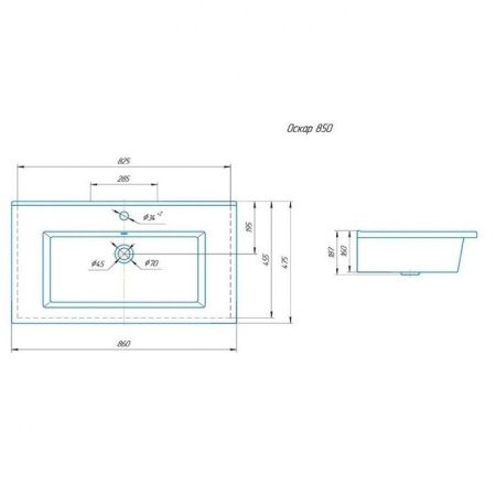 Умывальник "Оскар 85"