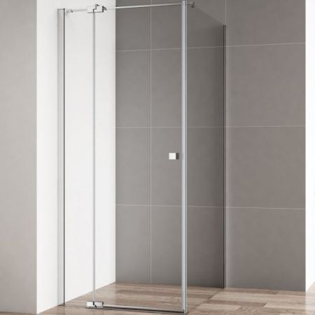 Душевой уголок Cezares Valvola АH-1 90x100 профиль Хром стекло прозрачное, артикул VALVOLA-AH-1-90/100-C-Cr