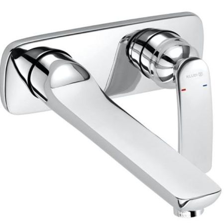 Смеситель для раковины, Kludi, Balance, тип открывания воды-однорычажный, тип регулирования воды-керамический картридж, монтаж-настенный встраиваемый, отверстия для монтажа-2, вынос излива, мм-235, тип излива-неподвижный, донный клапан-отсутствует, станда, артикул 522470575