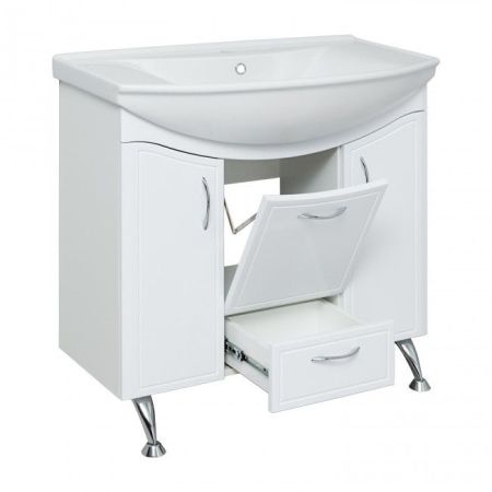 Тумба под раковину Runo Севилья 85 4620750021764 Белая