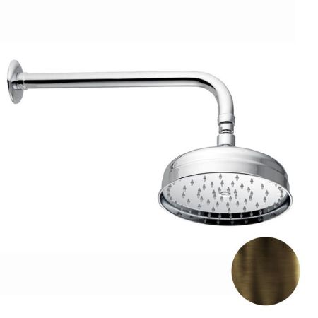 Nicolazzi Doccia Верхний душ, Ø 30см, цвет: тёмная бронза, артикул 5702DB30