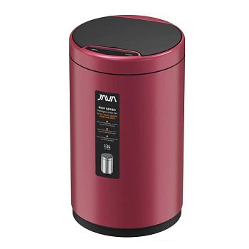 Сенсорное ведро JAVA S-882-12R, 12 литров