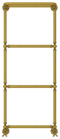 Полотенцесушитель водяной "Ренессанс 1386" 1260х500 (Состаренная ЛАТУНЬ), артикул 051-0281-1250