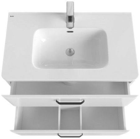 Тумба с раковиной Iddis Brick 80 подвесная Белая, артикул BRI80W0i95K