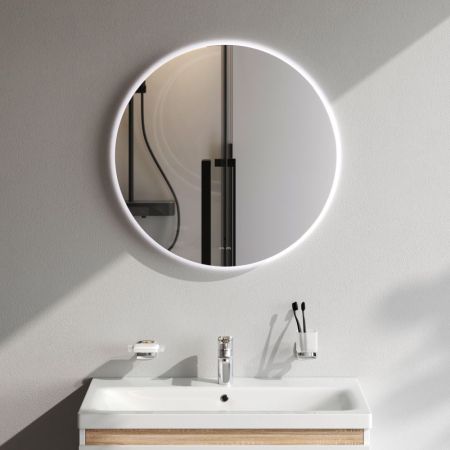 M85MOX40651S X-Joy Зеркало круг с интерьерной Led подсветкой, ИК-сенсорром, 65 см, артикул M85MOX40651S