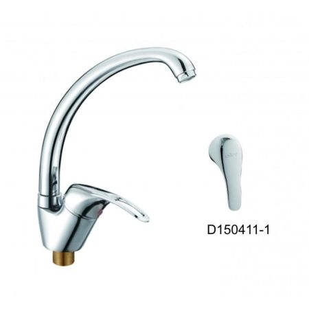 Смеситель для кухни D-Lin D150411-1, хром, артикул D150411-1