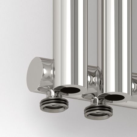 Отопительный радиатор ЭСТЕТ-0 н/ж EU50 левый 1800х135 / 3 сек (Белый), артикул 12-0320-1803