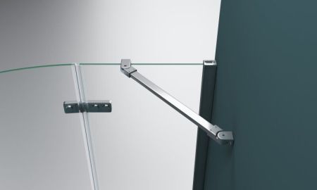 Душевой уголок BelBagno KRAFT-R-2-100-C-Cr, артикул KRAFT-R-2-100-C-Cr