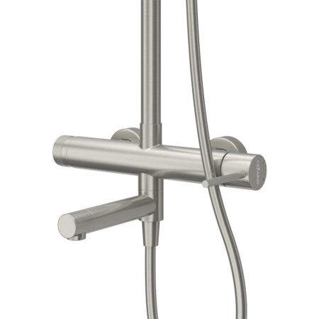 RELAX-CVD-01 Душевая стойка со смесителем и изливом, хром, артикул RELAX-CVD-01