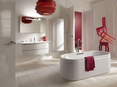 Тумба под раковину Jacob Delafon Presquile 130 EB1105-G1C подвесная Белая глянцевая, артикул EB1105-G1C