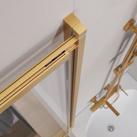 SLIDER-VF-11-90/150-C-GM Душевая шторка на ванну, артикул SLIDER-VF-11-90/150-C-GM