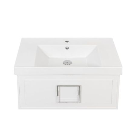 Тумба под раковину подвесная La Fenice Cubo FNC-01-CUB-B-80, белая, артикул FNC-01-CUB-B-80