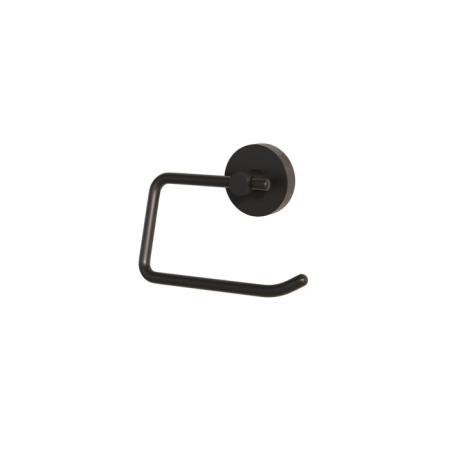 Держатель для туалетной бумаги без крышки, черный матовый, сплав металлов, Sena, IDDIS, SENSB00i43, артикул SENSB00i43