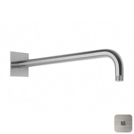 Держатель верхнего душа, Almar, Shower Arms, вид-настенный, вынос, мм-420, с квадратным отражателем, цвет-никель брашированный, артикул E021116.NB