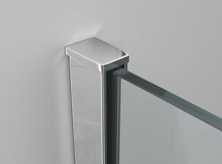 Душевой уголок Ambassador Diamond 12011112R-ST1, пятиугольный, линейный трап, 100х100, артикул 12011112R-ST1