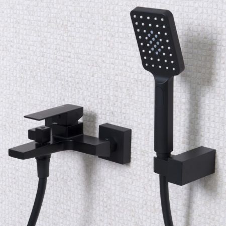 Смеситель для ванны WasserKRAFT Abens 2001 Черный матовый