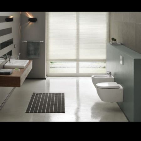 Bianca подвесной унитаз с биде белый глянец