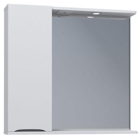 Зеркало со шкафом Vigo Minor 75 L с подсветкой Белое