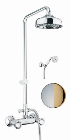 Душевая система Fiore VENERE SKY (SWAROVSKI®) 13CO0620, хром/золото, артикул 13CO0620
