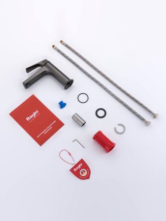 Смеситель для раковины Raglo R07.10.09, графит, артикул R07.10.09