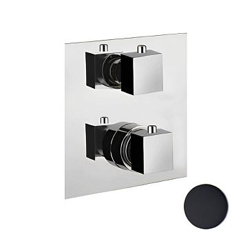 Смеситель для душа встраиваемый с термостатом Webert Pegaso PE970903560, черный