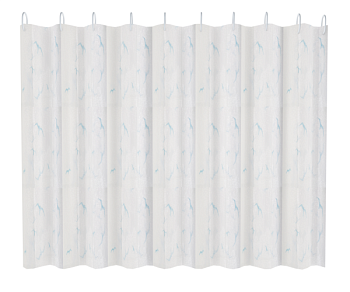 Штора для ванной FASHUN A8820, белый