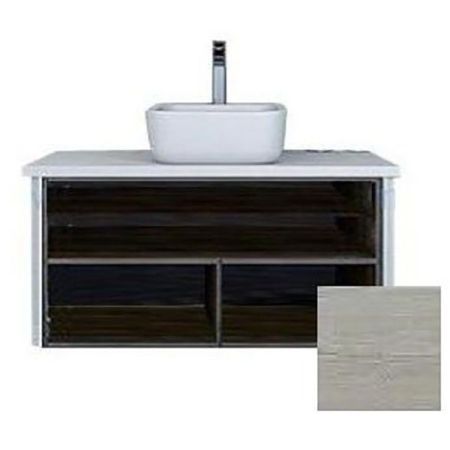 Тумба под раковину Акватон Брук 100 открытая 1A201601BCDF0 Коричневая, артикул 1A201601BCDF0