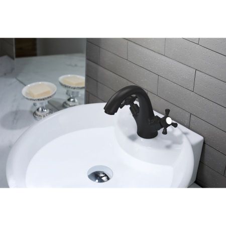Смеситель для раковины Timo Nelson 1911/03F черный, артикул 1911/03F