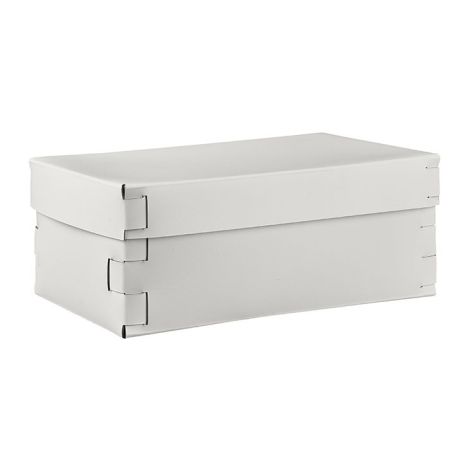 ADJ Коробка Snob, 32x20xH13,5 см., цвет: белый/панна котта, артикул 3220.10/16