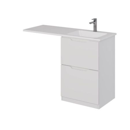 Тумба под раковину напольная Dreja Bona 60 см, белый, артикул 99.0451