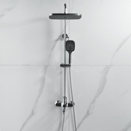 Душевая система Shevanik S6236, хром, артикул S6236